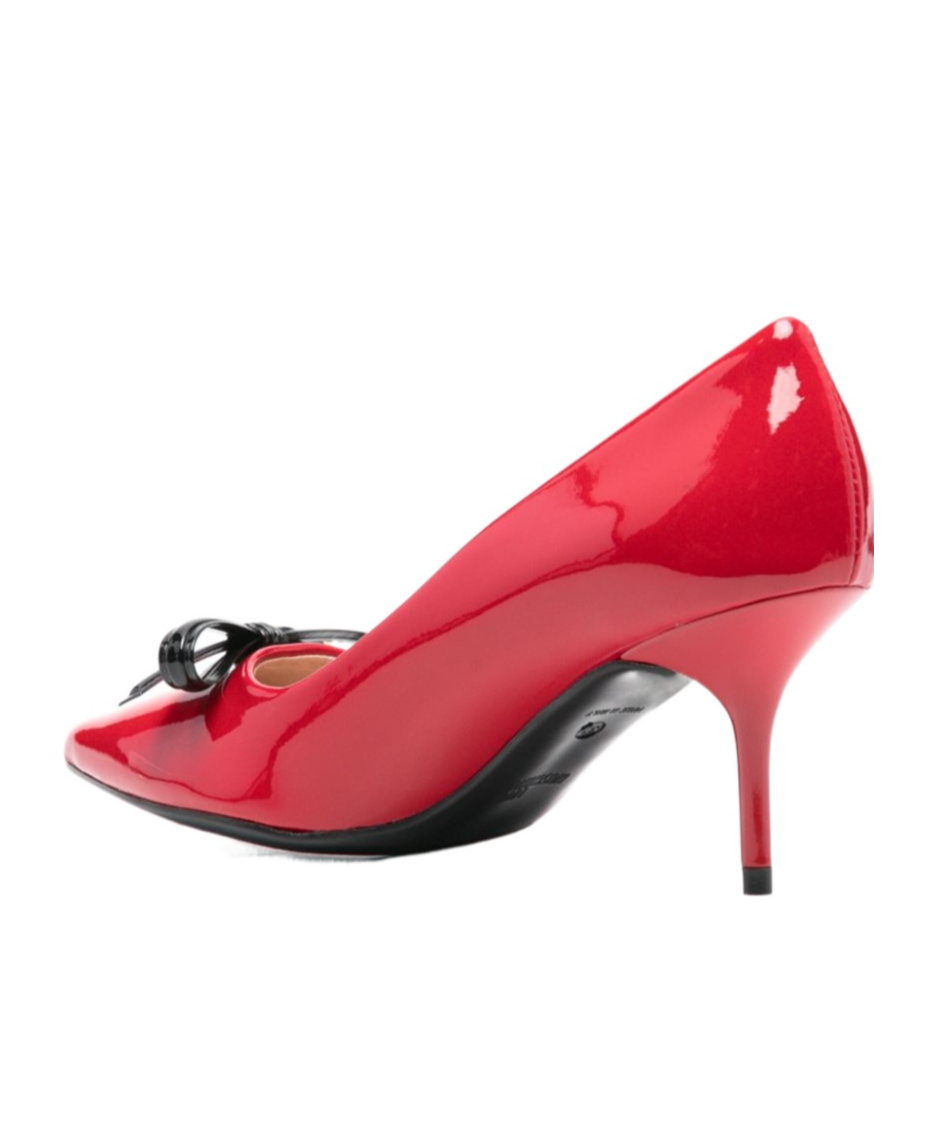 Moschino Pointed High Heels In Red