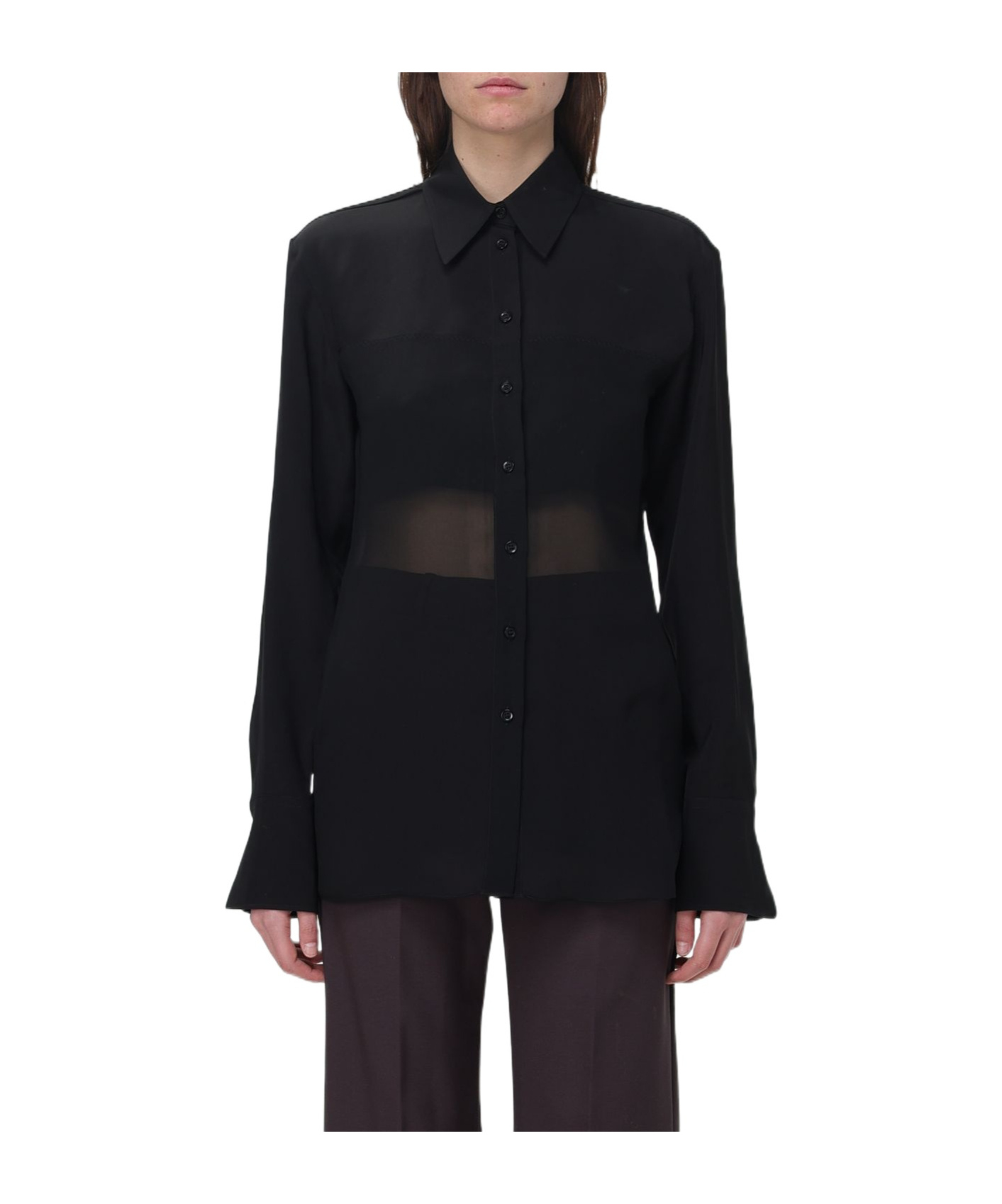 SPORTMAX SPORTMAX BUTTONED LONG-SLEEVED SHIRT