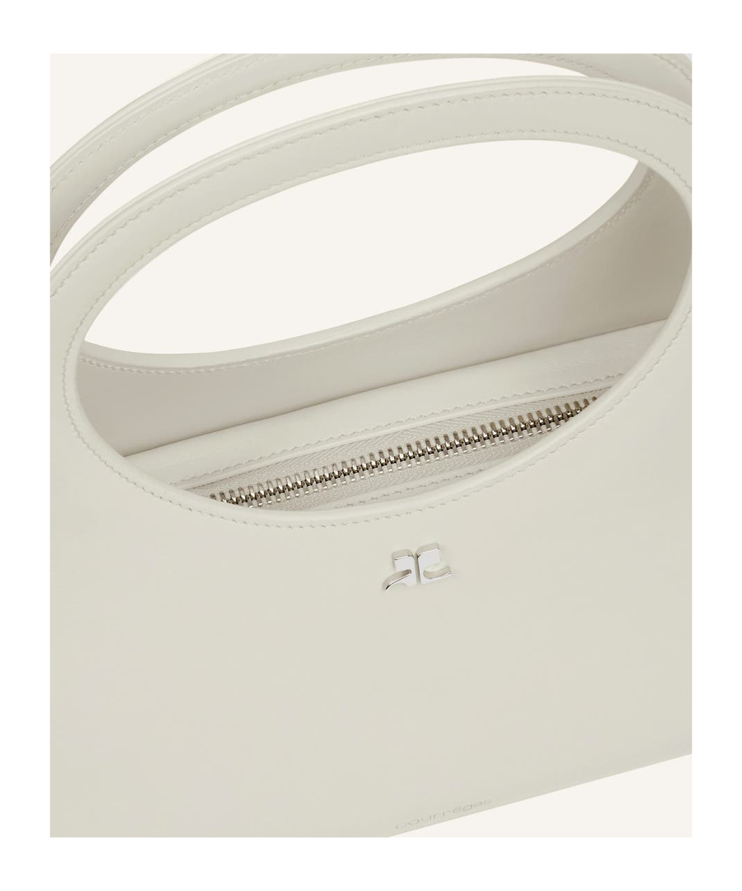 Courrèges Holy Day Two-way Handbag In White