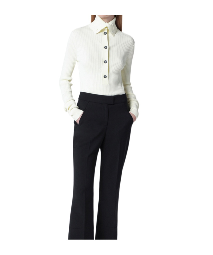 Entire Studios Turtleneck Sweater In White