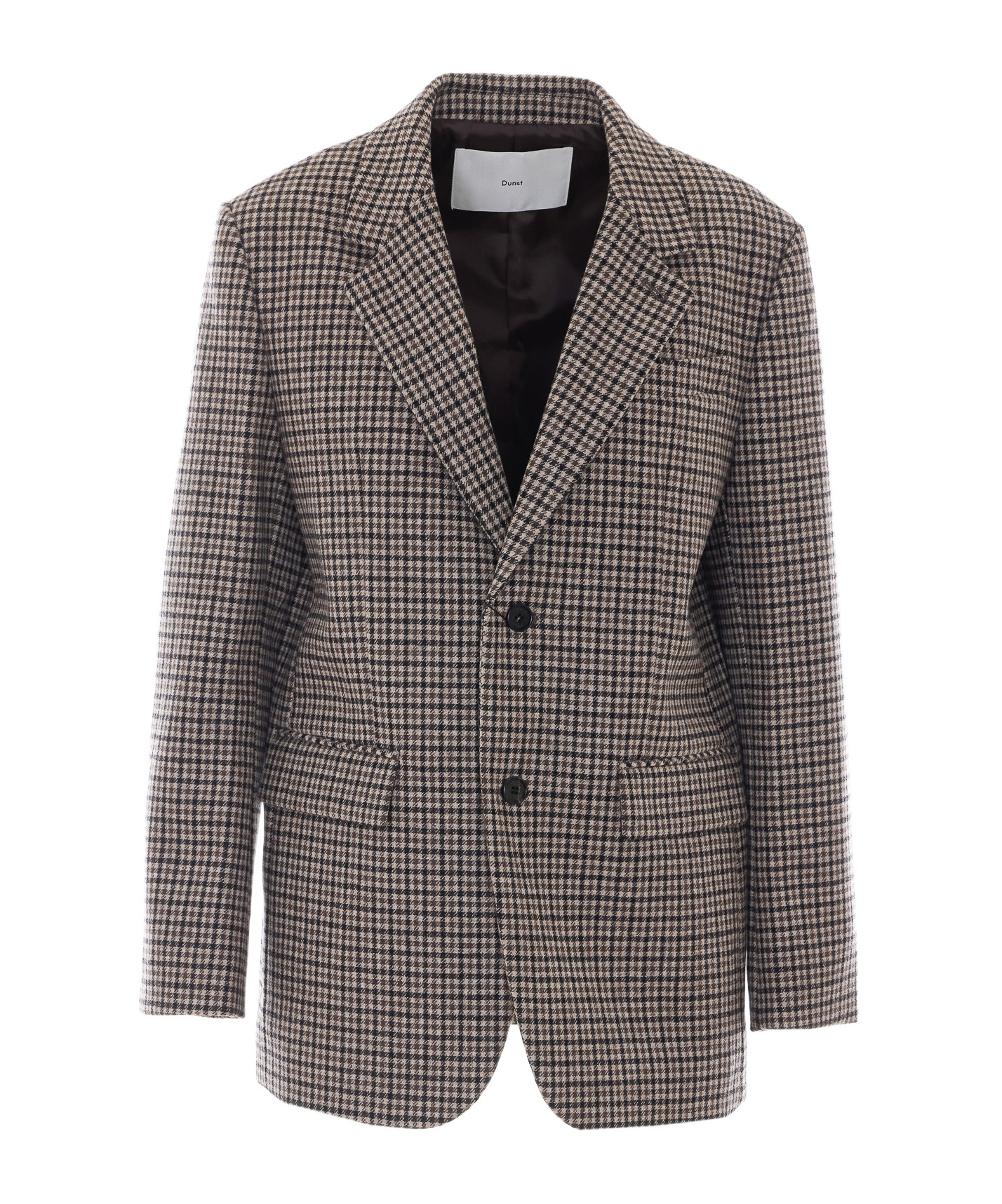 Dunst Houndstooth-pattern Blazer In Multi