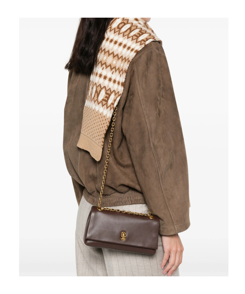 Marc Jacobs The Dual Chain Mini Bag In Brown