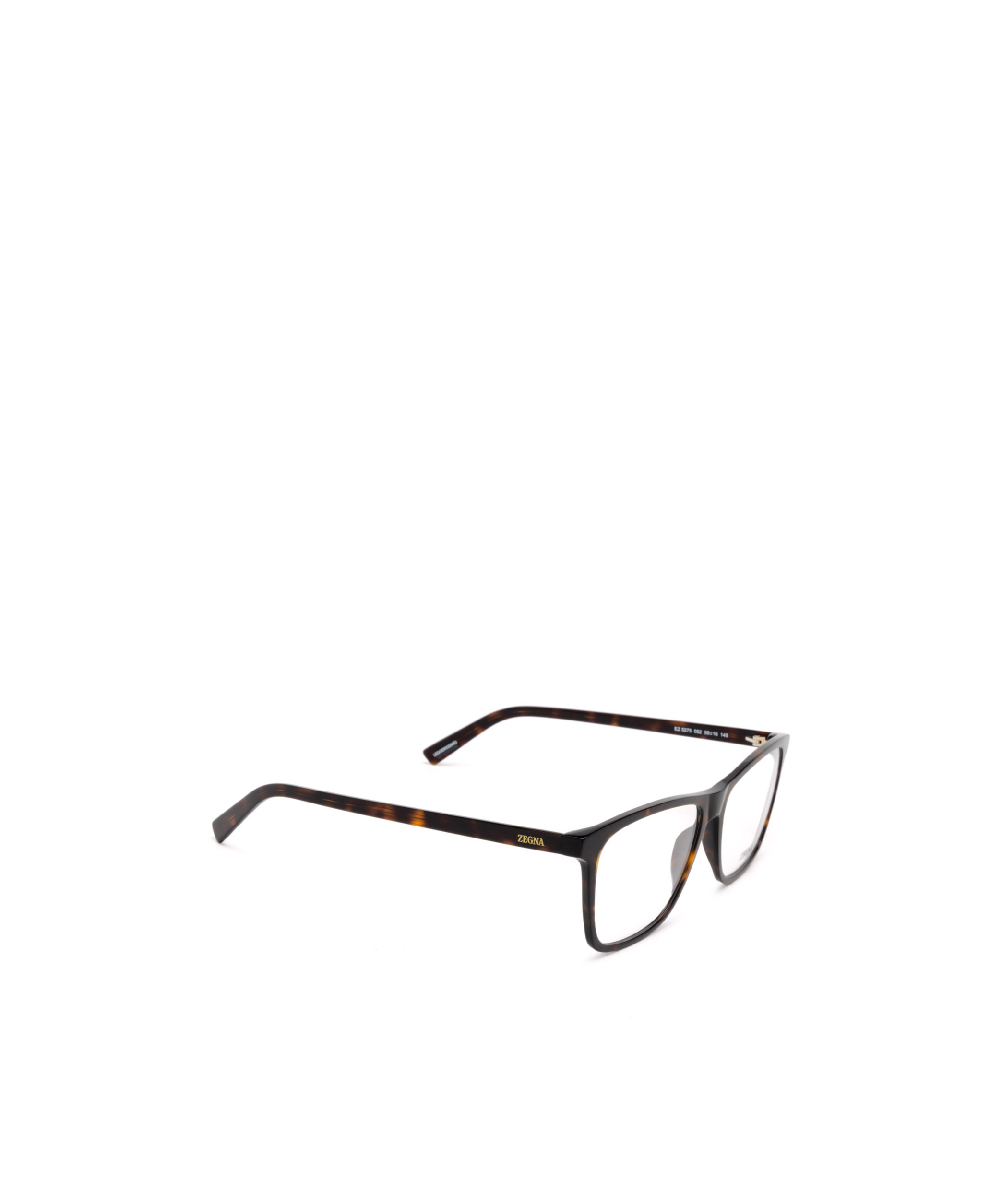 Zegna Geometric Frame Plain Mirror In Brown
