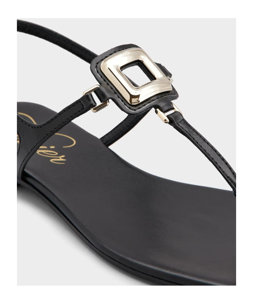 Roger Vivier Viv By The Sea Sandal In Black