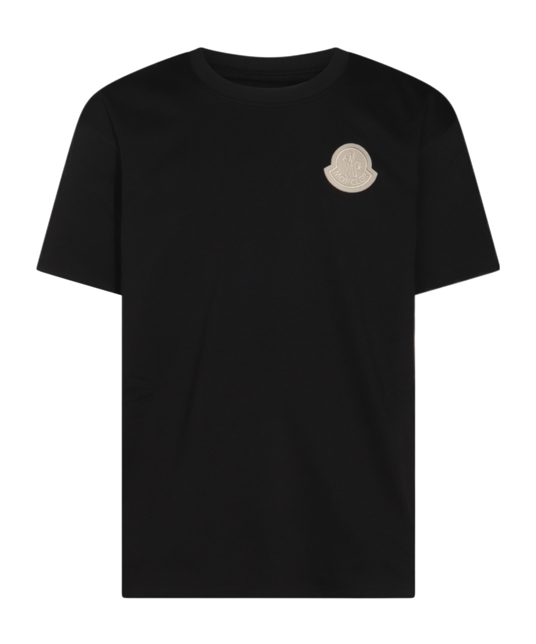 Moncler Short-sleeved T-shirt In Black