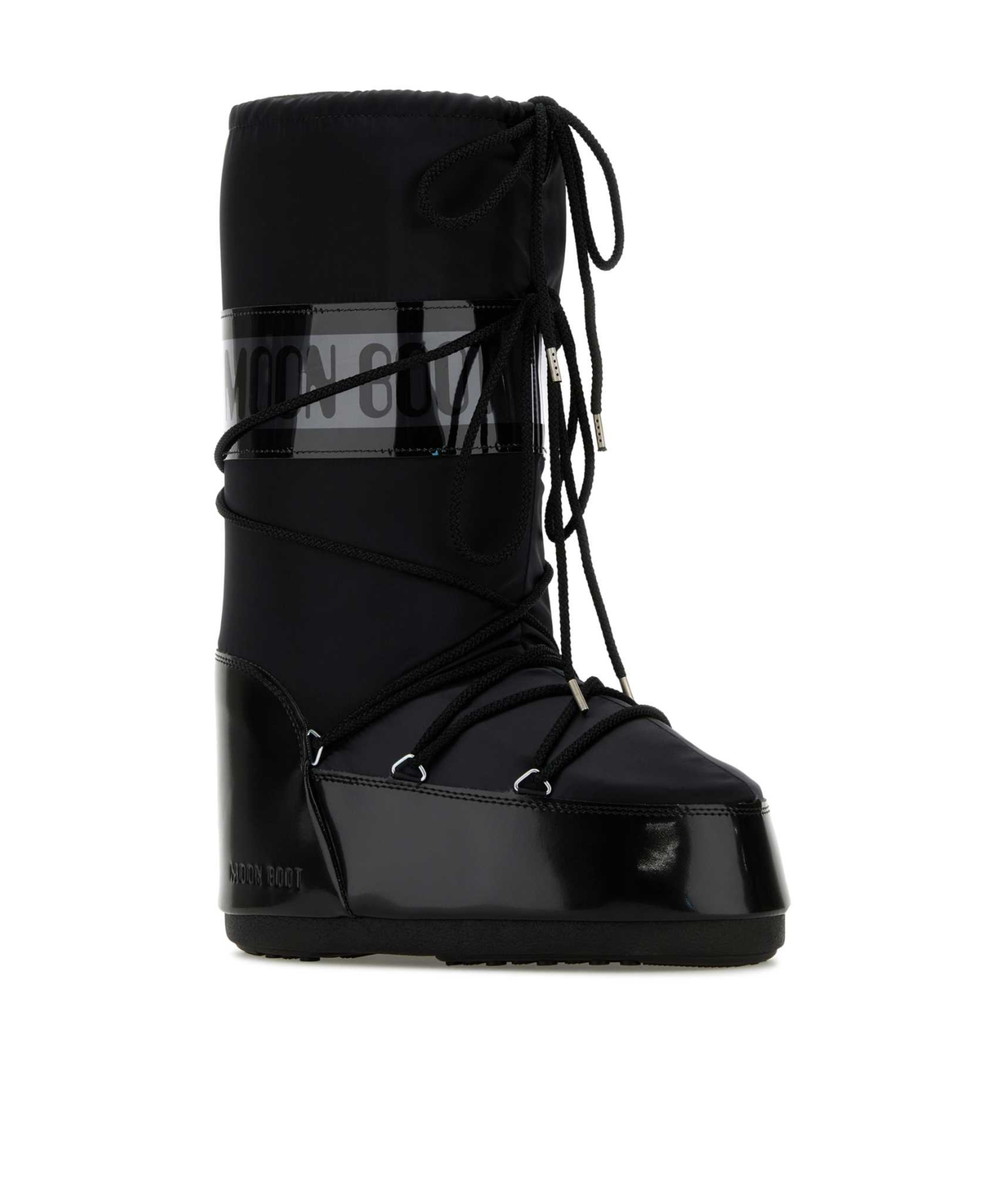 Moon Boot Icon Glance Lace-up Snow Boots In Black