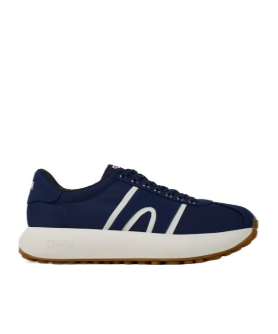 Camper Pelotas Athens Round-toe Lace-up Sneakers In Black