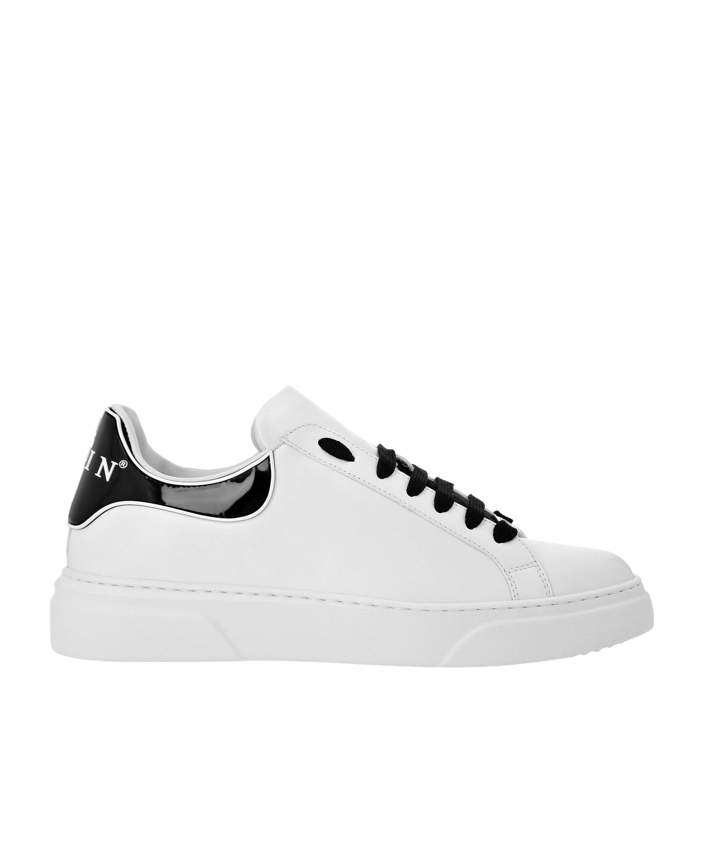 Philipp Plein Big Bang Runner Lace-up Sneakers In White