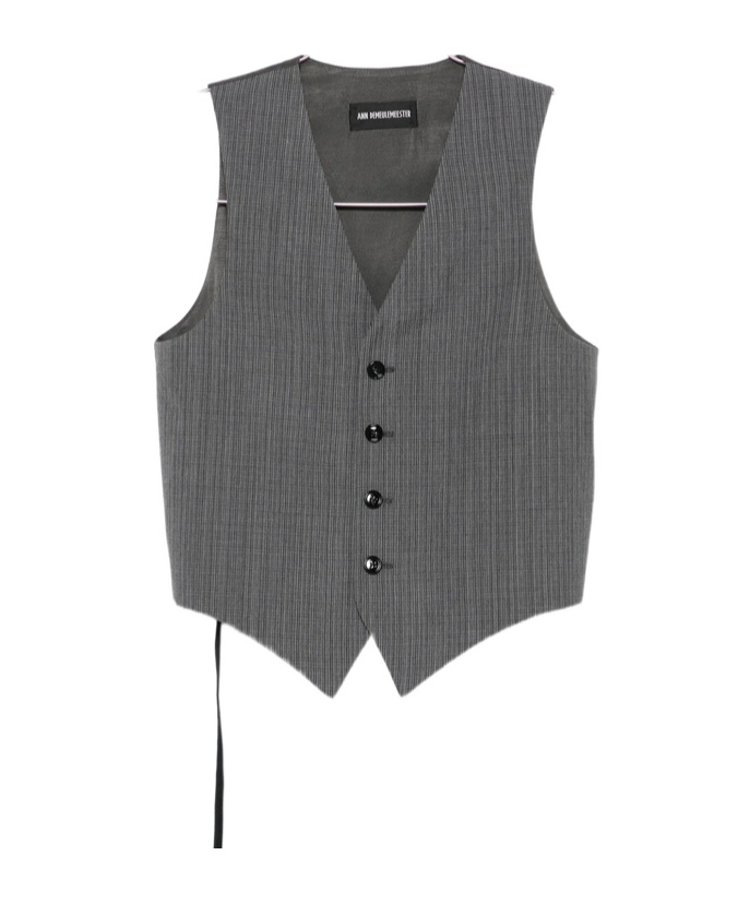 Ann Demeulemeester Stanse Classic Waistcoat In Gold