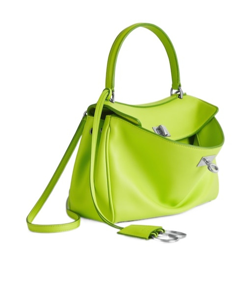 Balenciaga Women's Rodeo Handbag Mini In Granny Green