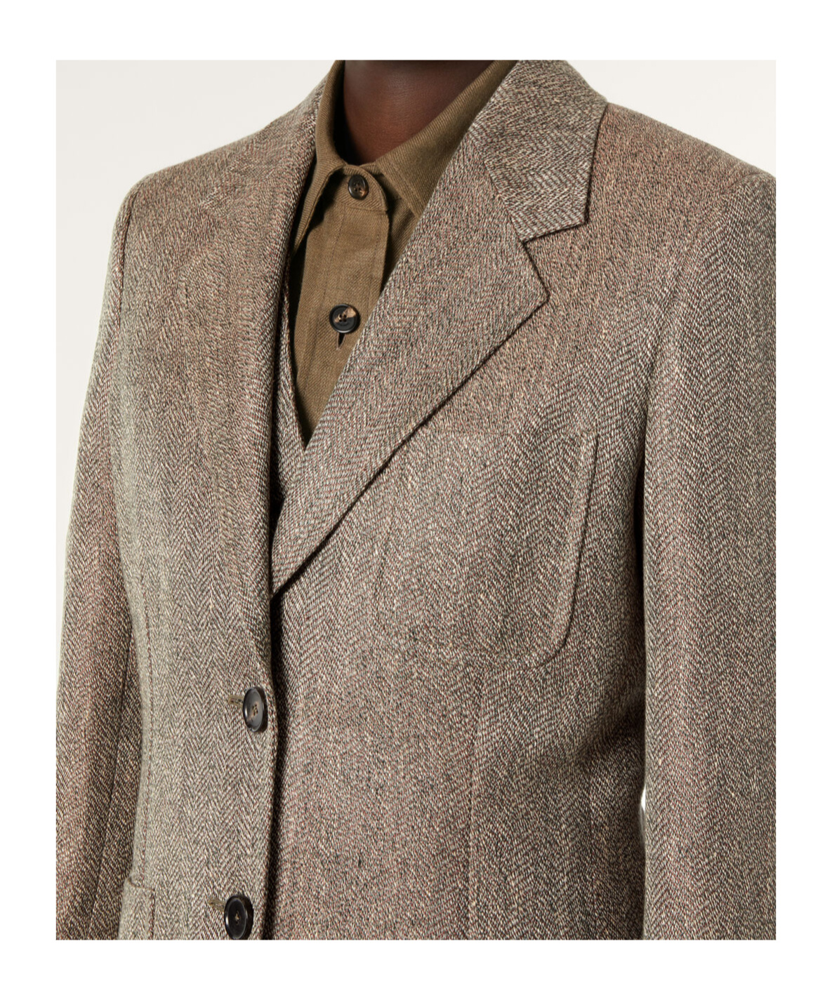 Loro Piana Single-breasted Tailored Blazer In Gray