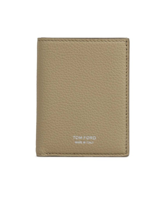 Tom Ford Double-fold Wallet In Brown