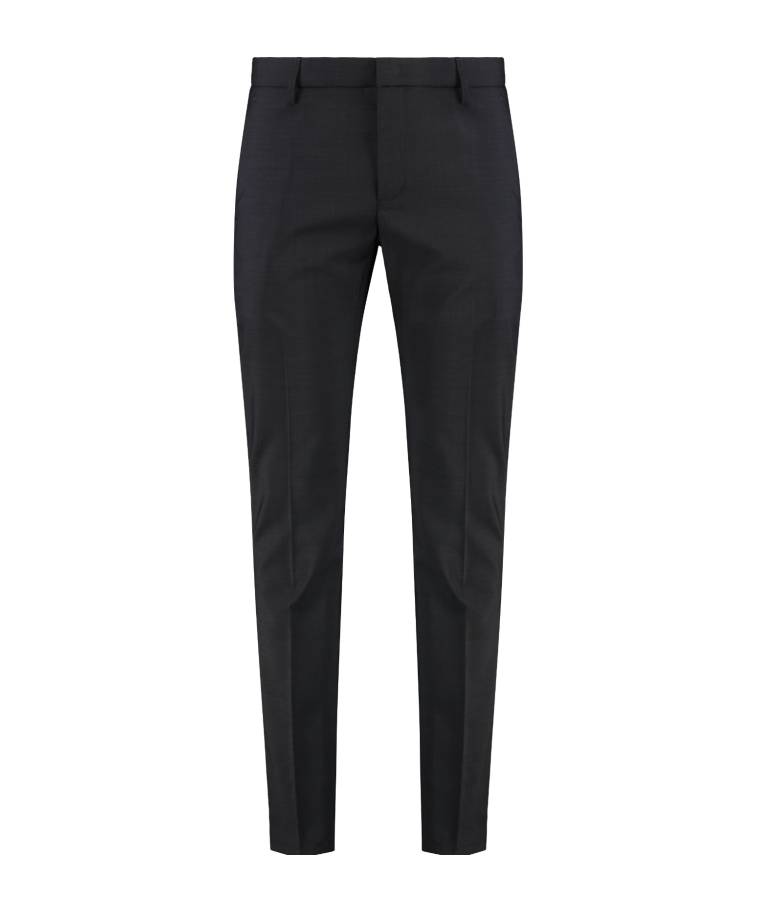 Dondup Wool Trousers With Belt Loops And Pockets