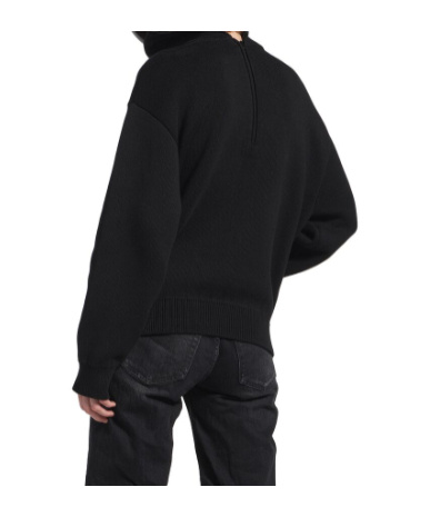 Balenciaga Turtleneck Sweater In Black