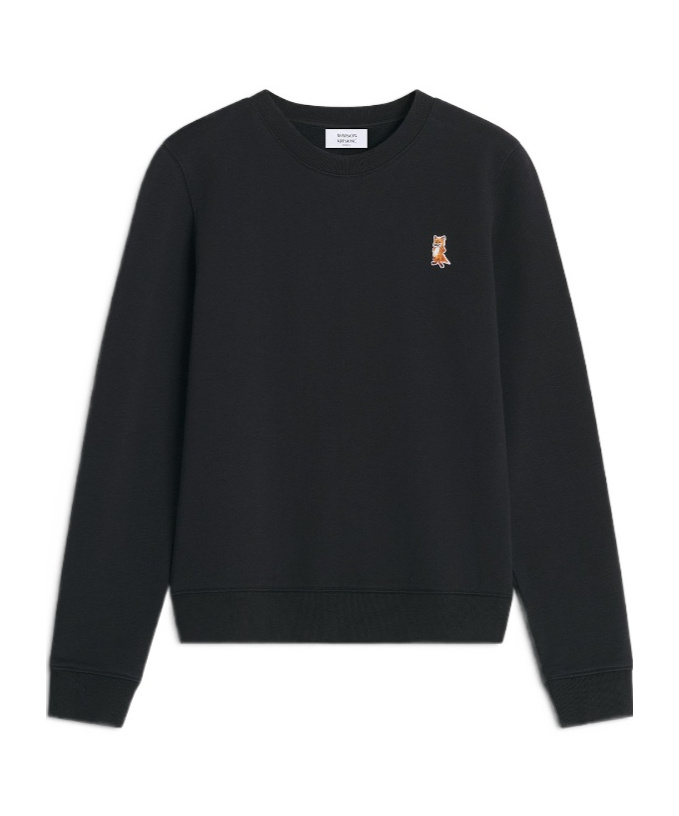 Maison Kitsuné Lady Fox Regular Sweatshirt In Black