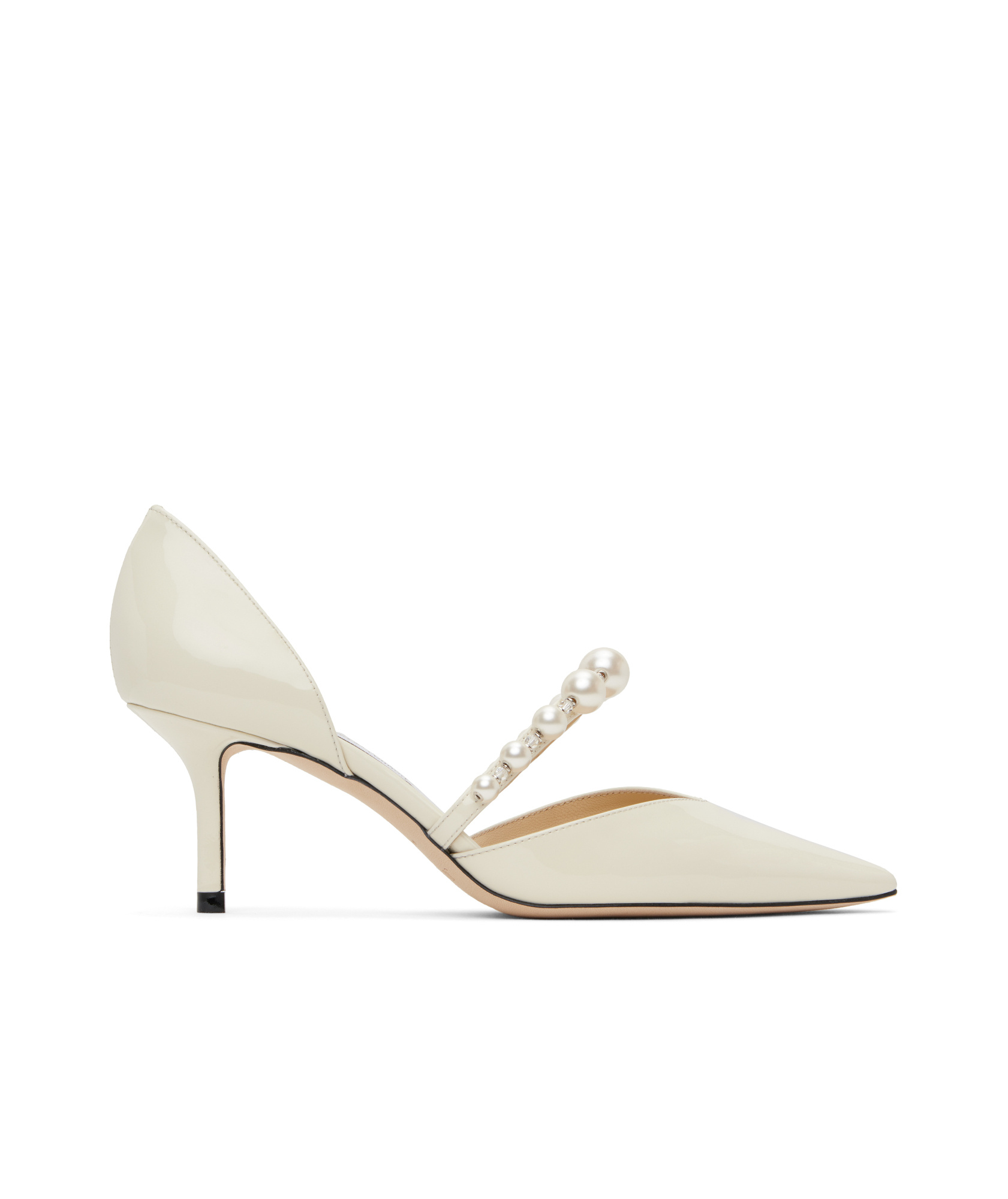 Jimmy Choo Pointed High Heels In White