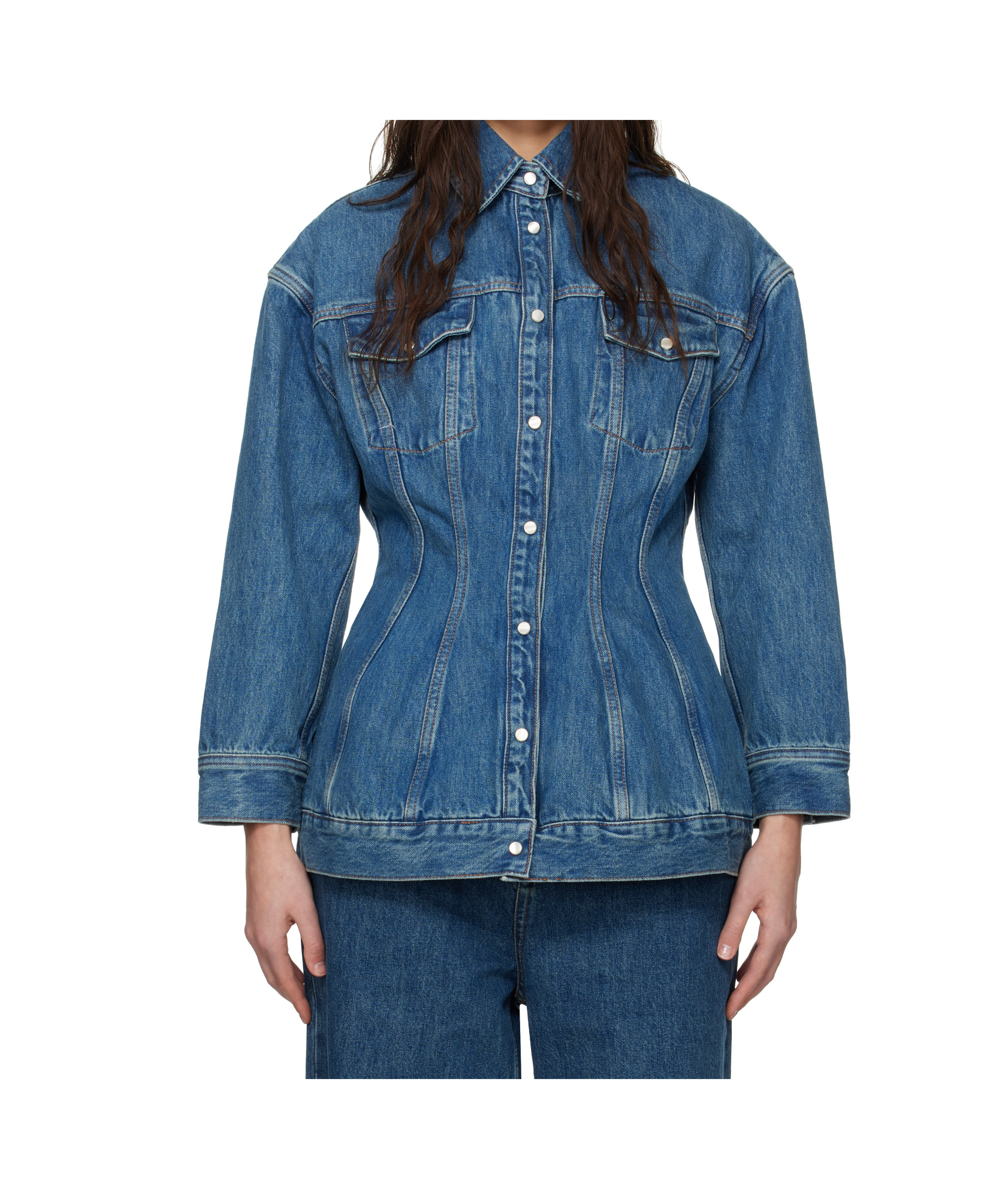 Wardrobe.nyc Contour Denim Jacket