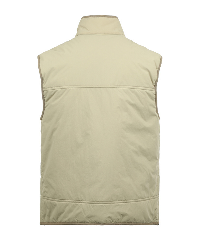 Burberry Zippered Vest In Nude