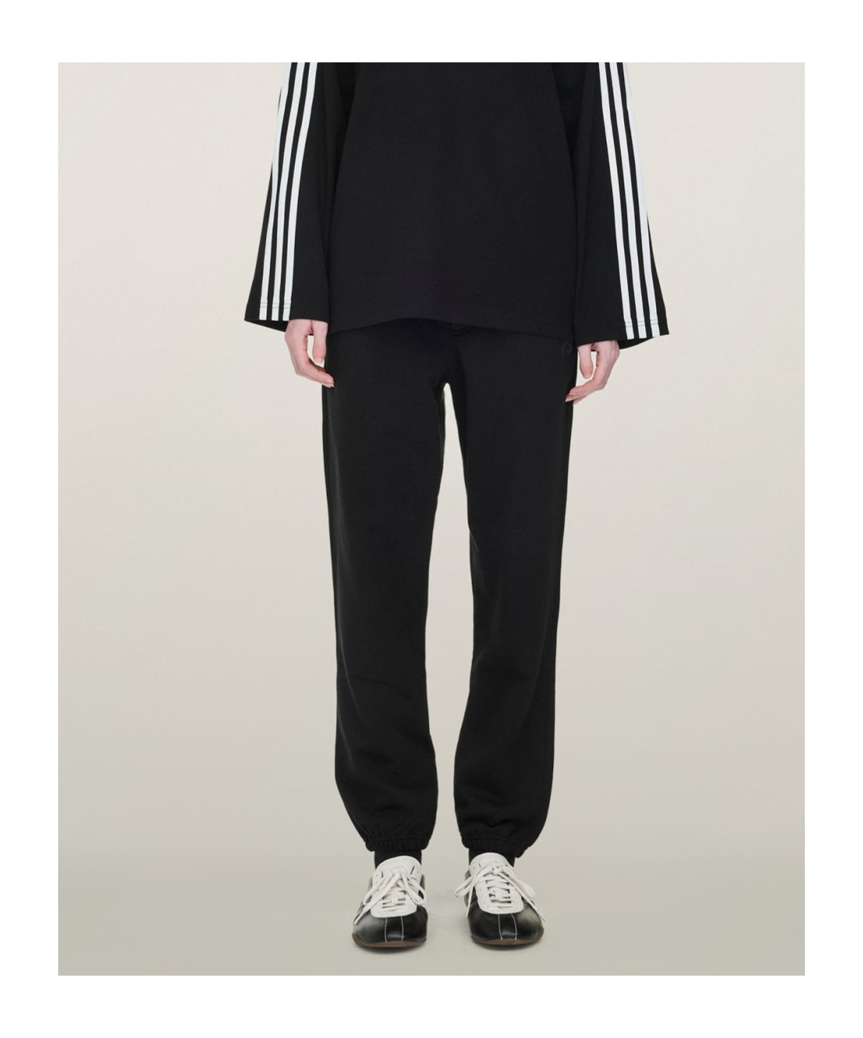 Y-3 Adidas Cotton Track-pants In Black