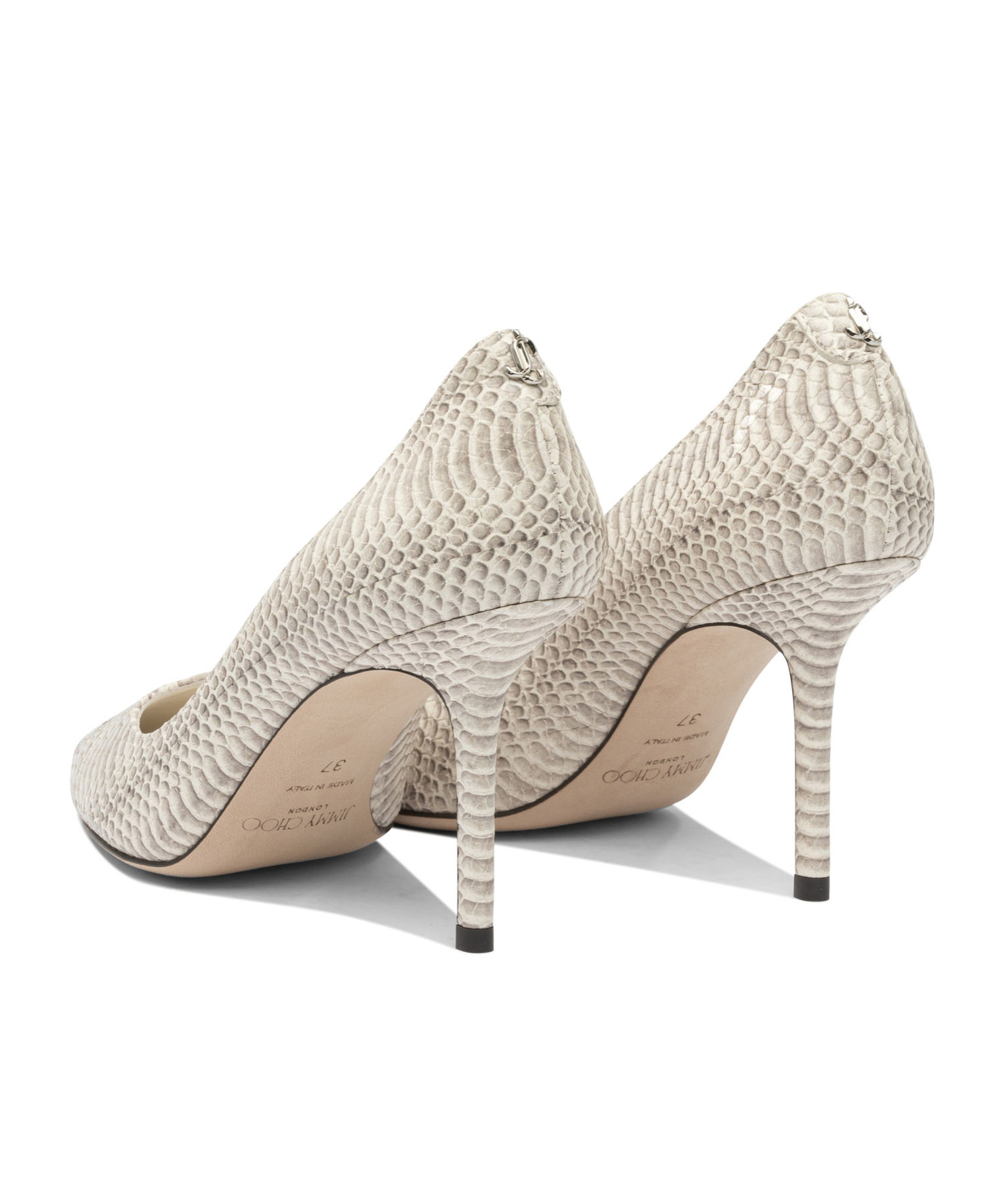 Jimmy Choo Pointed High Heels In White