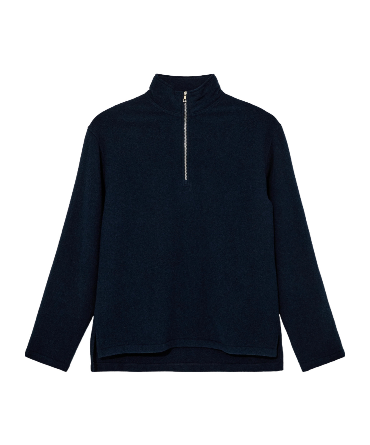 Rier Virgin Wool Zip-up Sweater In Blue