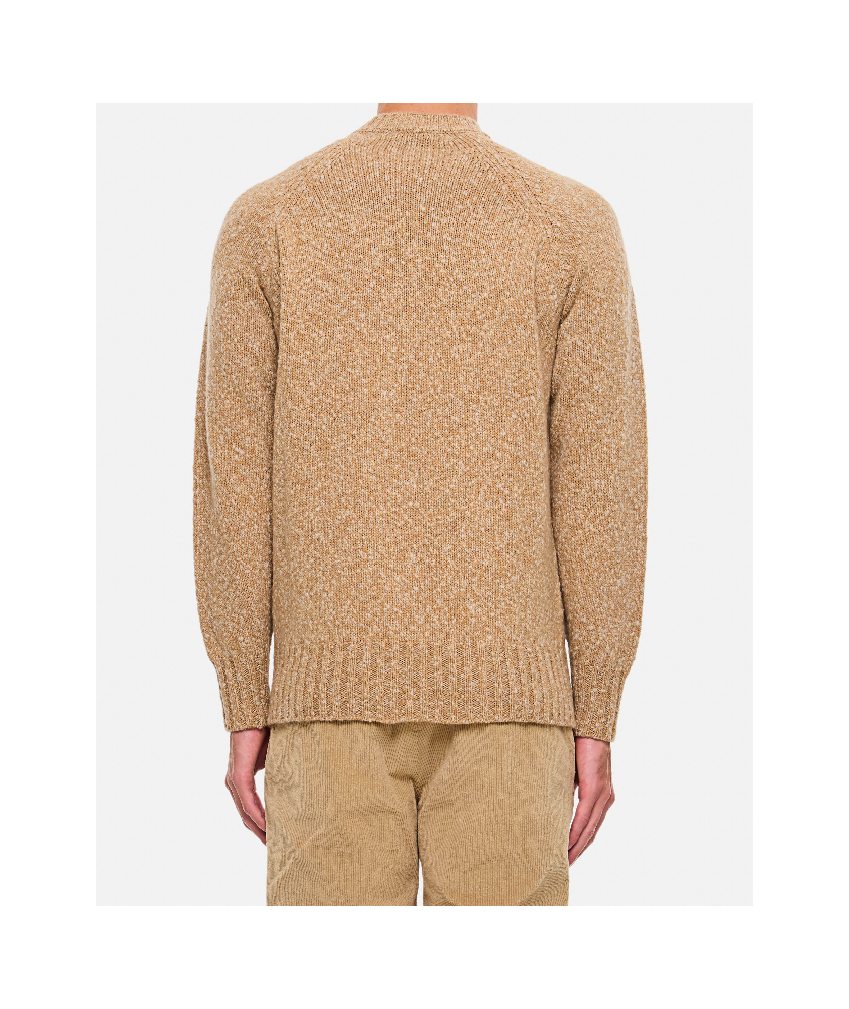 Drumohr Round Neck Sweater In Nude