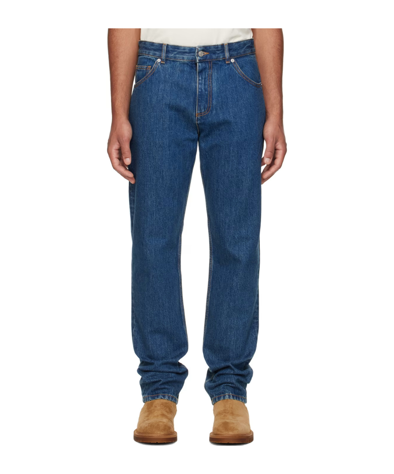 Bally Straight Jeans In Blue