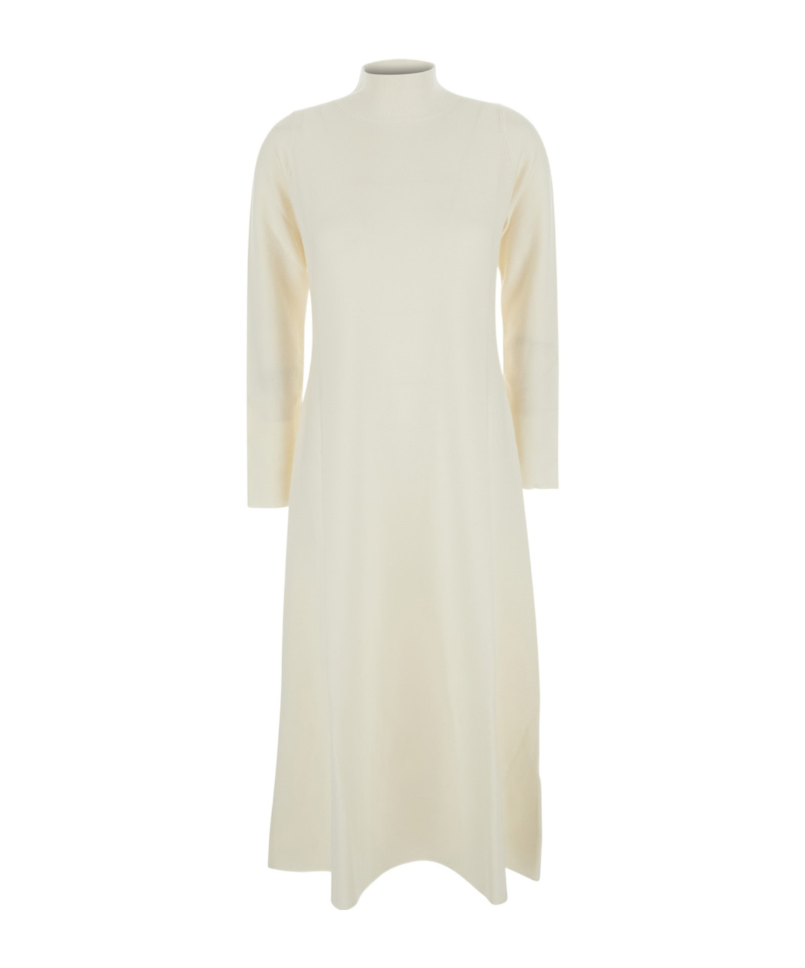 Antonelli High-necked Knit Dress In White