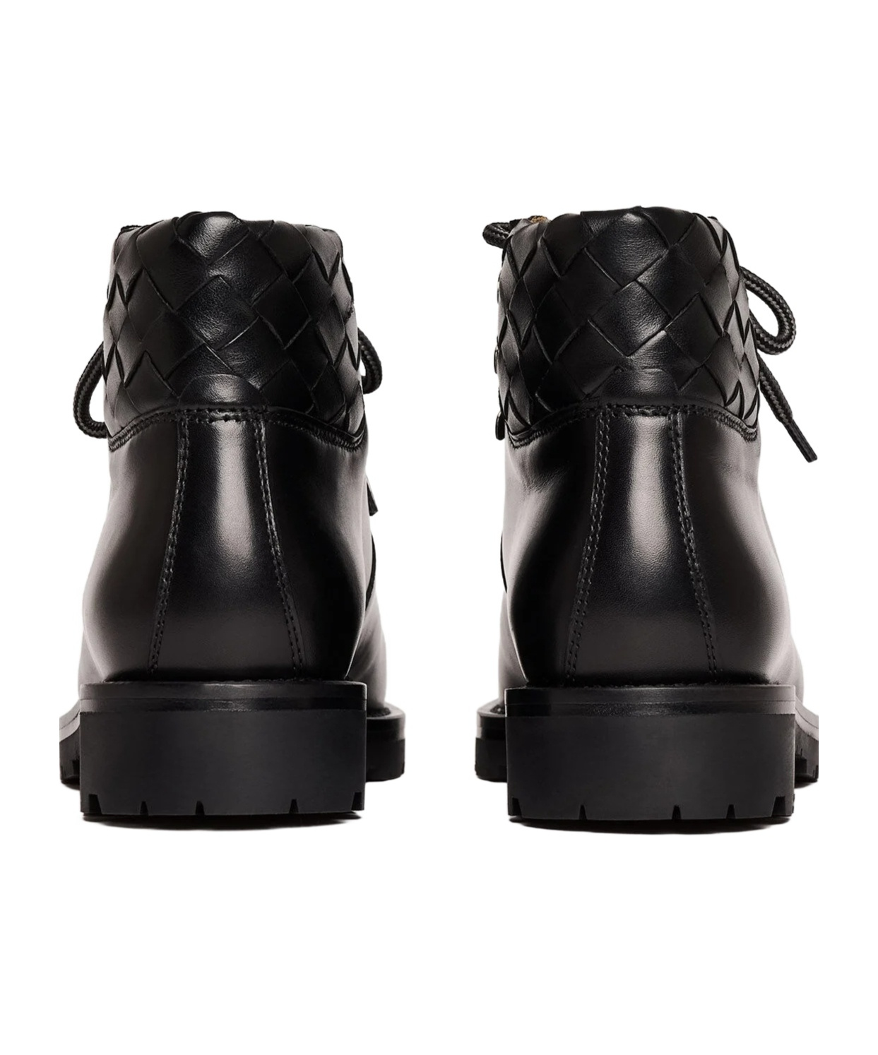 Scarosso Catherine Round-toe Lace-up Boots In Black