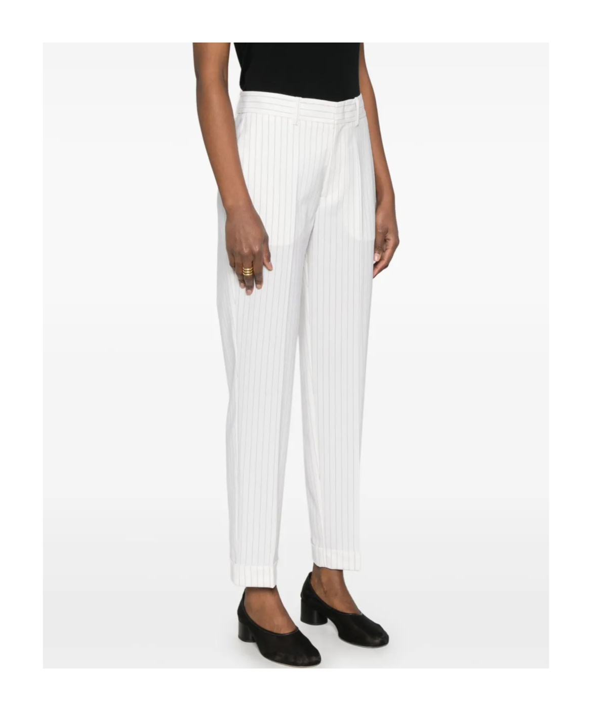 P.A.R.O.S.H STRIPED TROUSERS 