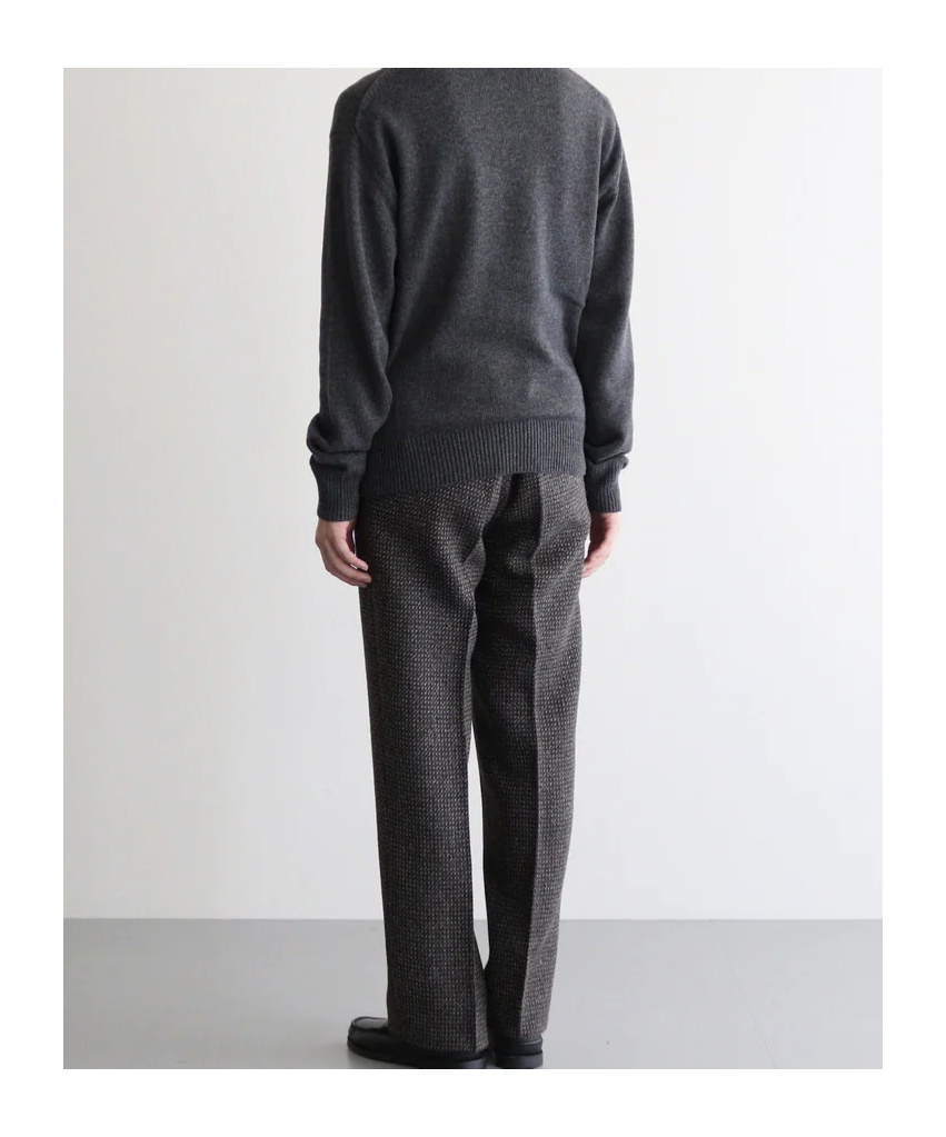 Auralee Belt Loop Casual Pants In Gray