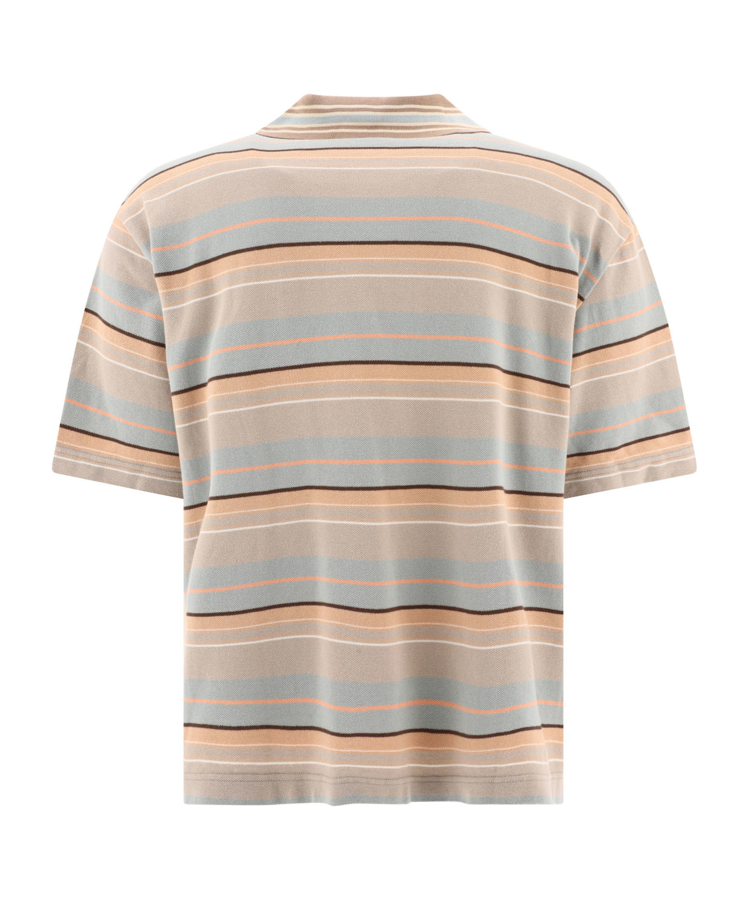 Shop Kapital Short-sleeved Polo Shirt In Nude