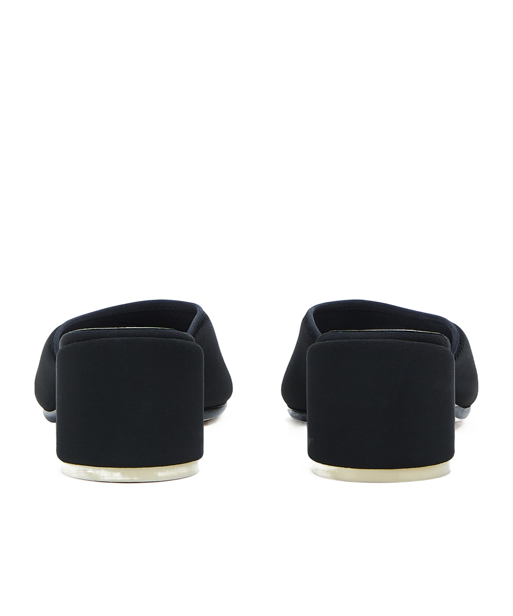 Shop Mm6 Maison Margiela Stretch Heeled Mule In Black