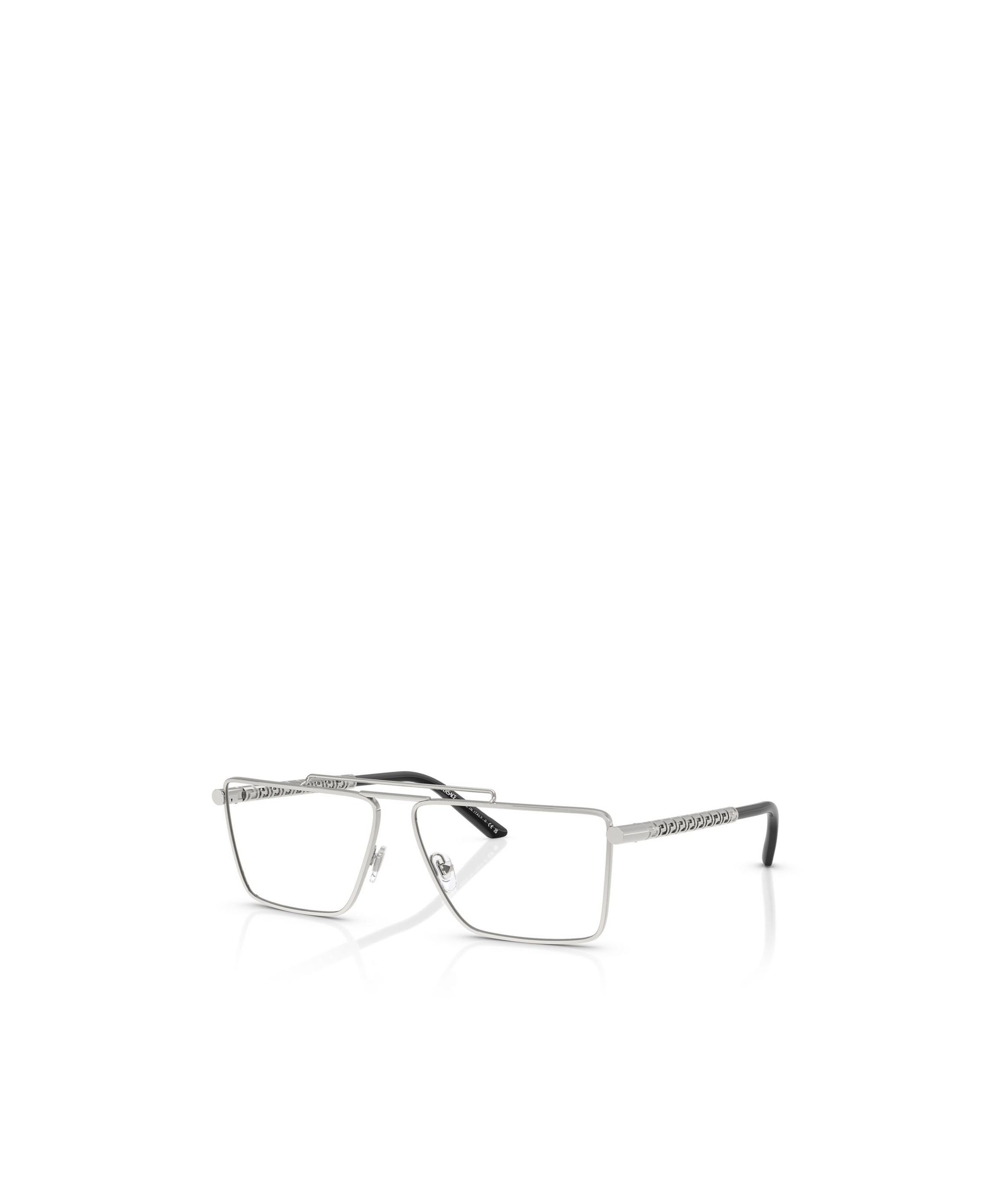 Versace 59mm Rectangular Optical Glasses In White