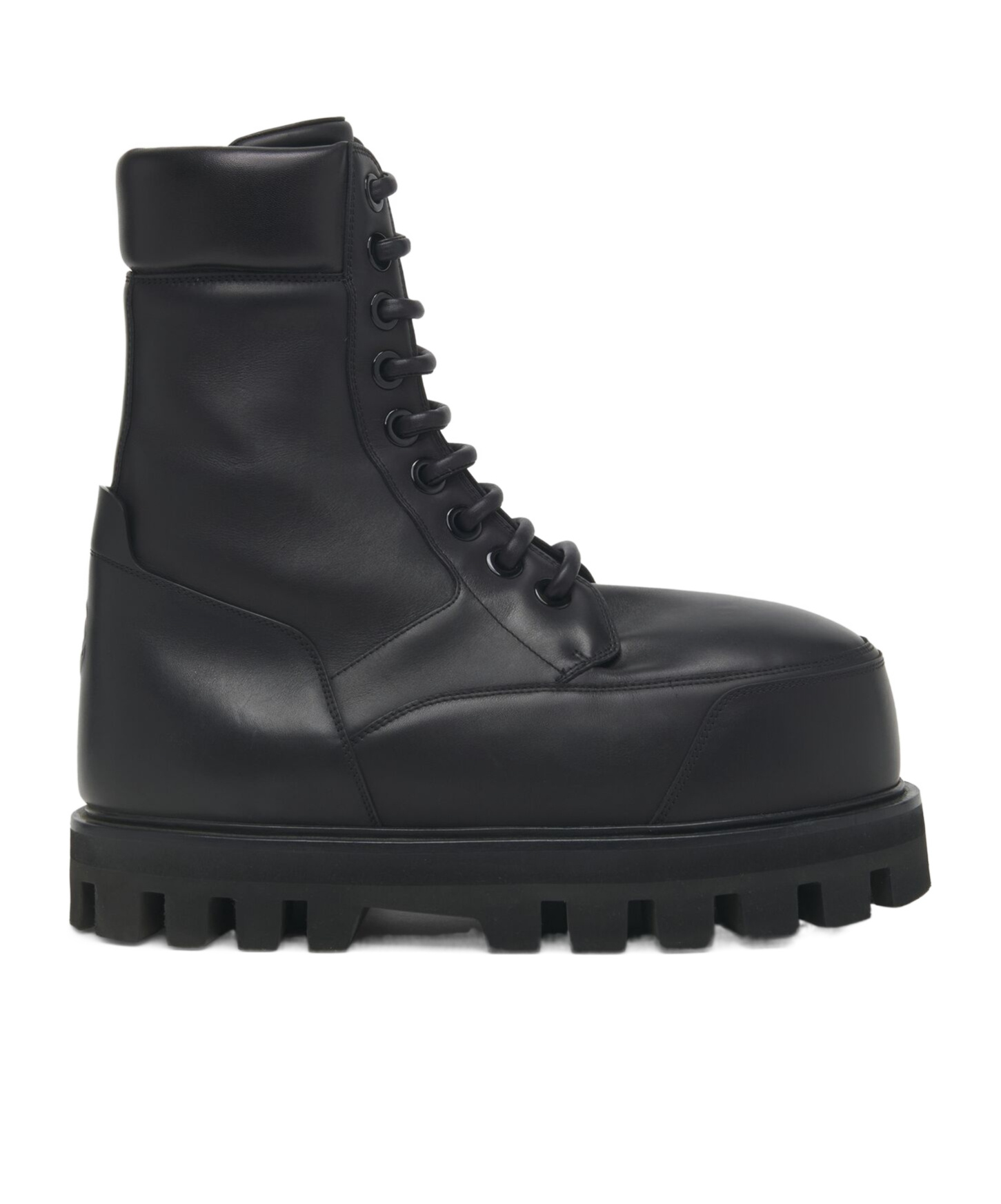 Alexander Mcqueen "large Bulky Combat In Black