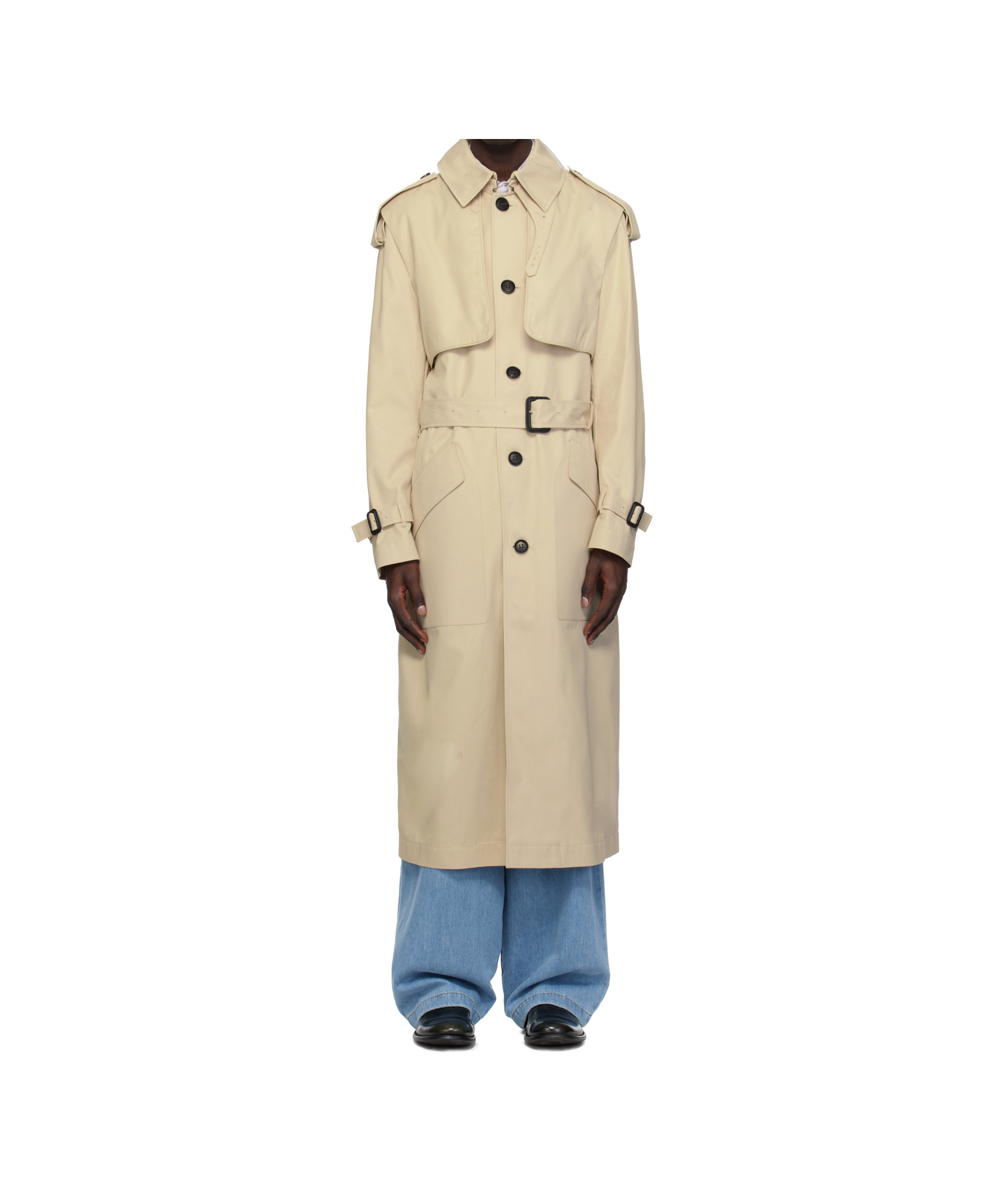 Mackage Beige Beau Trench Coat In Neutral
