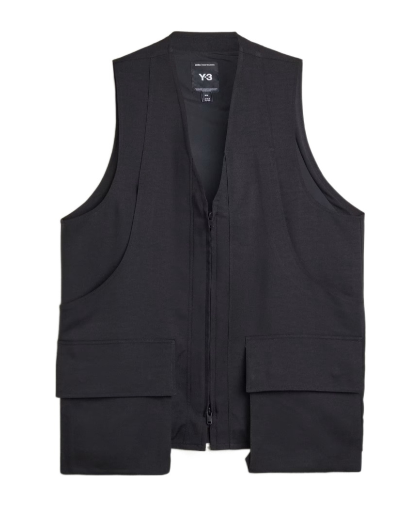 Y-3 Sport Uniform Pocket Vest In Black