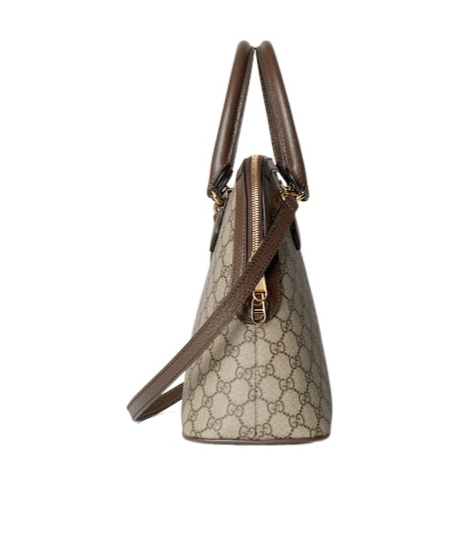 Gucci Ophidia Top Handle Bag In Nude