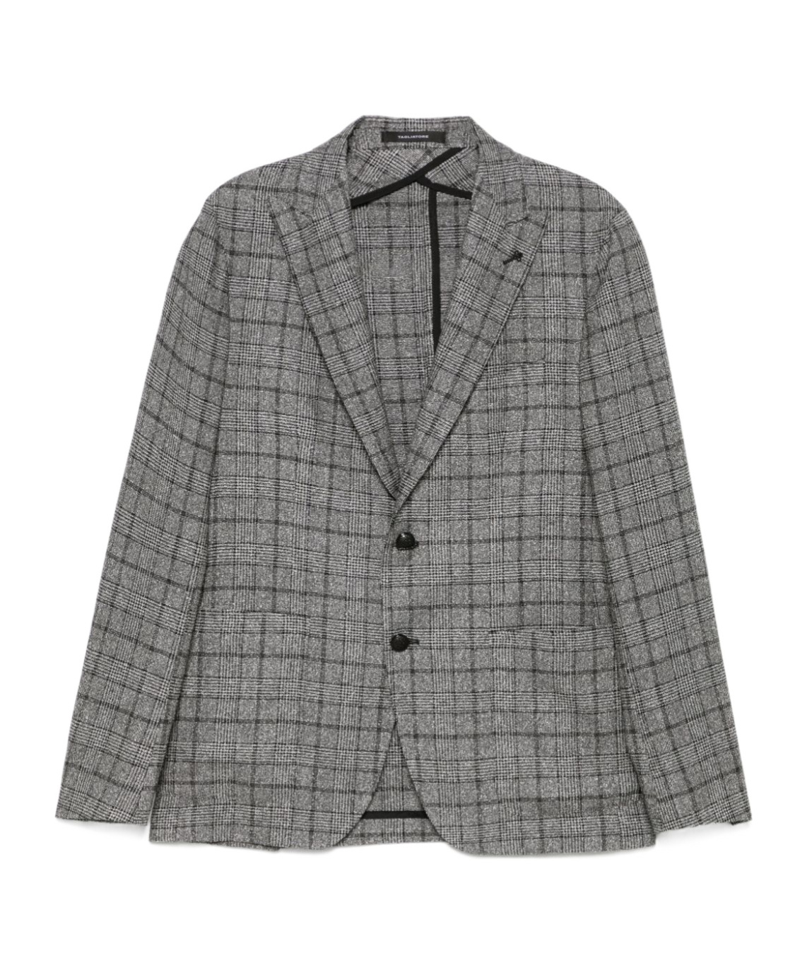 Tagliatore Checked Blazer In Gray