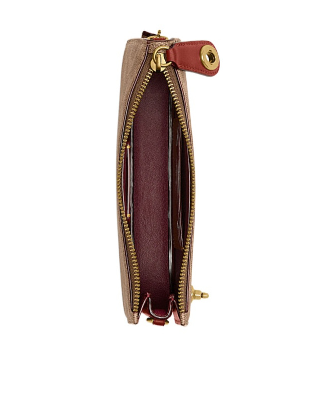 Coach All Over-print Shoulder Bag In Brown