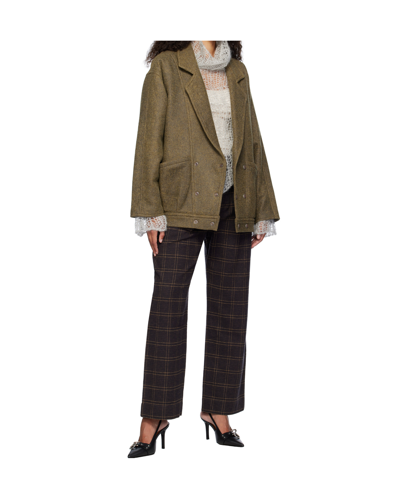 R13 Straight-leg Trousers In Black