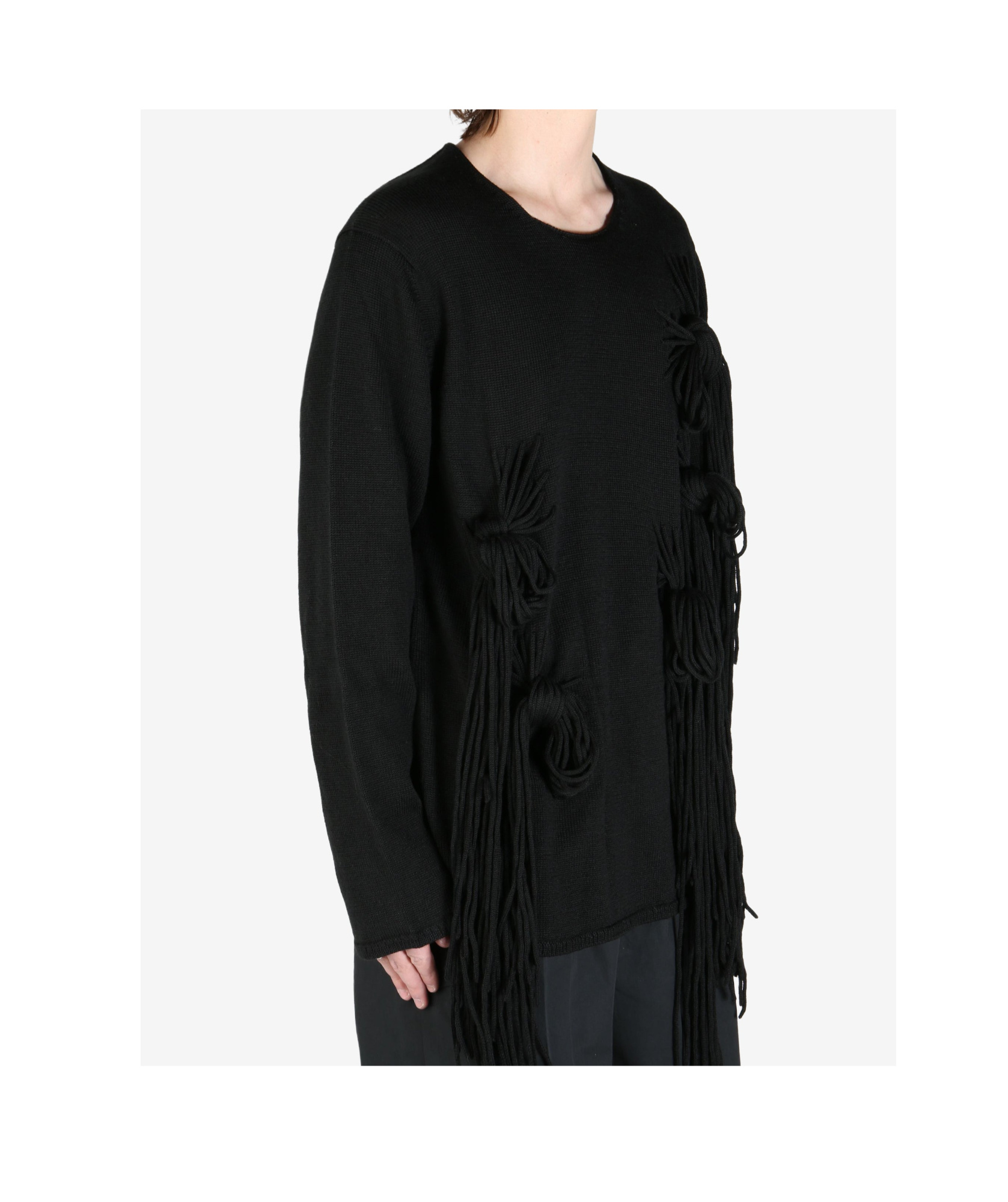 Comme Des Garçons Fringe-detailing Jumper