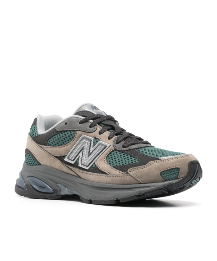 New Balance 2010 Rubber-trimmed Mesh And Suede Sneakers In Gray