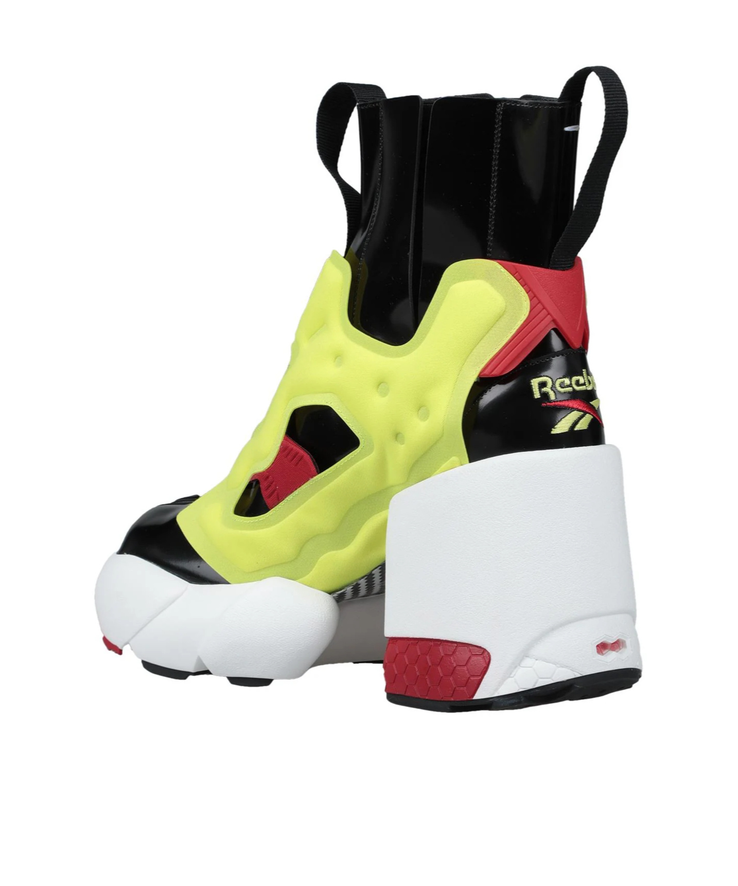 Maison Margiela Multi-color Platform Boots In Black