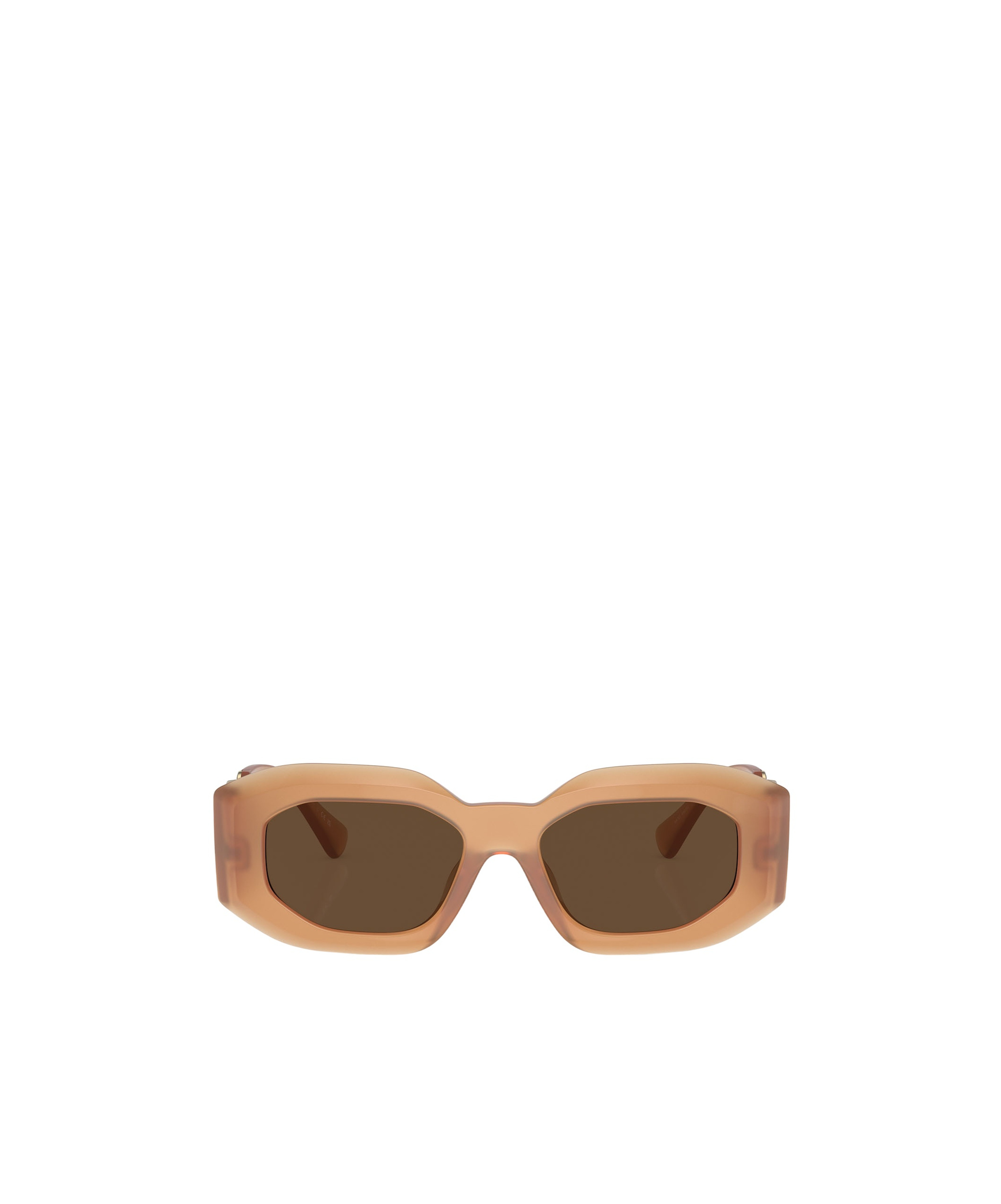 Versace Men's 0ve4425u Sunglasses In Opaline Beige/dark Brown In Green