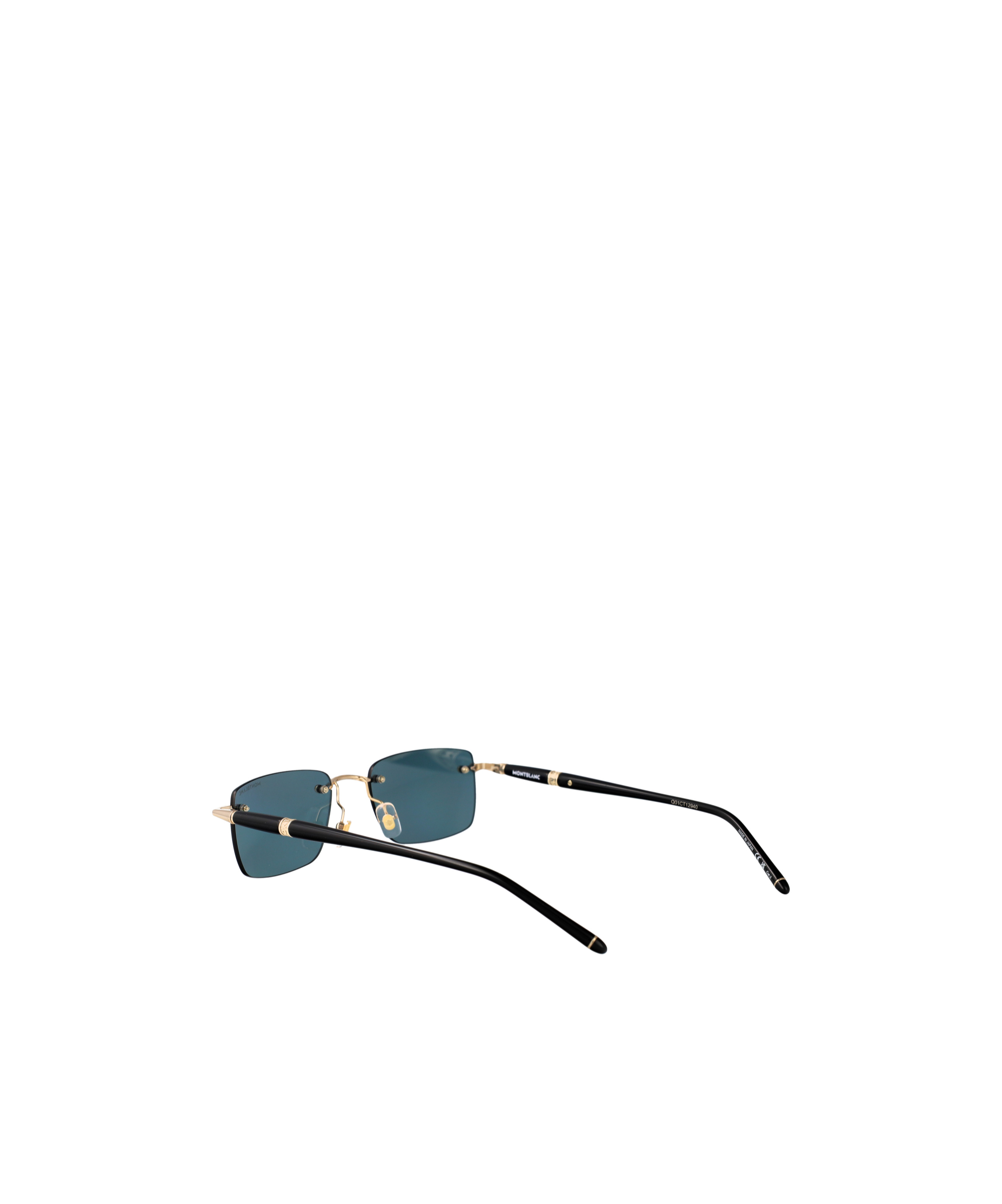 Montblanc Sunglasses Mb0344s In Gold-black-green