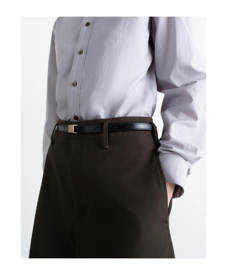 Lemaire Clip Belt 15mm In Black