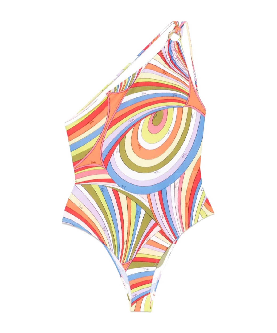 Emilio Pucci Iride-print Swimsuit In Multicolor