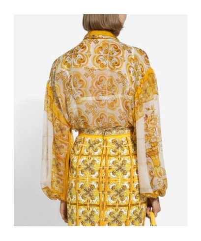 Dolce & Gabbana Camisa - Amarillo In Nude