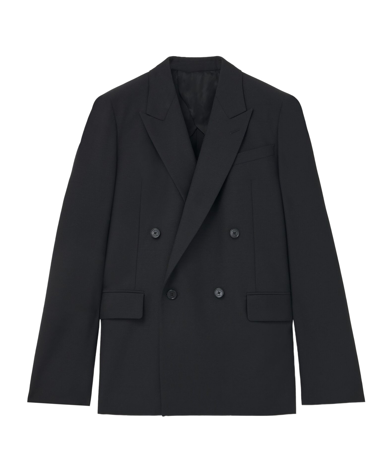 Alexander Mcqueen Single-breasted Wool Grain-de-poudre Suit Jacket In Black